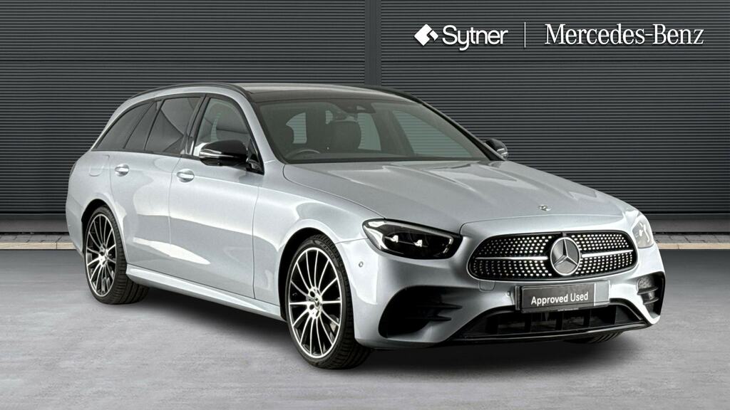 Mercedes-Benz E Class E220d 200 Amg Line Night Ed Prem 9G-tronic Silver
