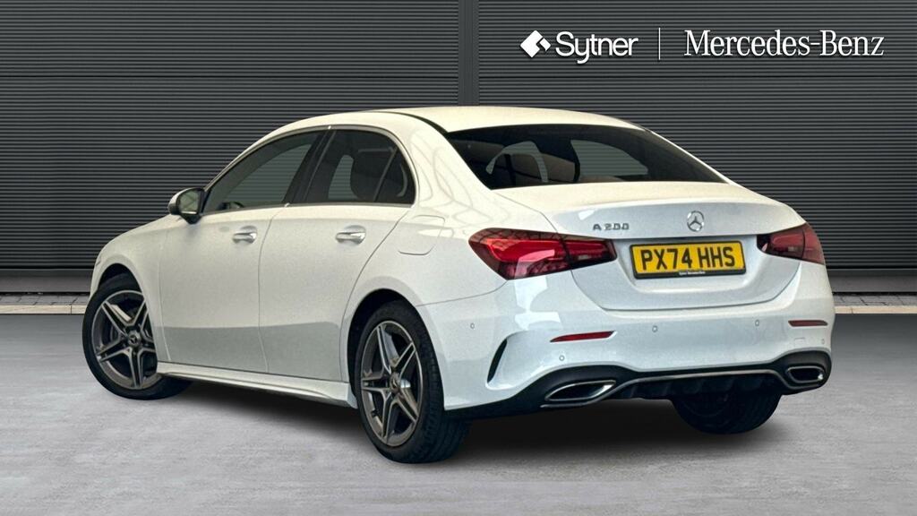 Mercedes-Benz A Class A200 Amg Line Executive PX74HHS White #2