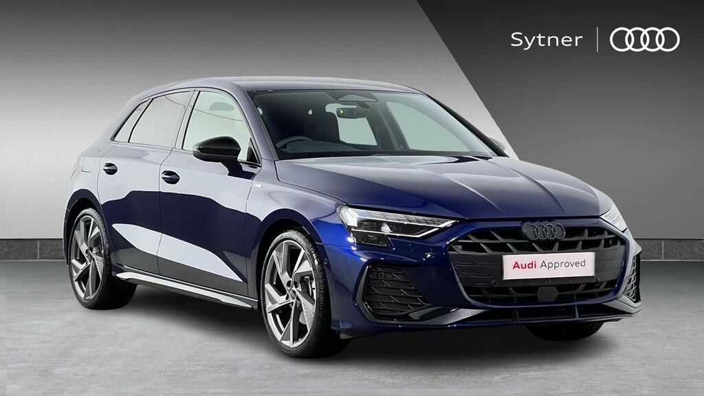 Audi A3 1.5 Tfsi 150 Black Ed S Tronic Tech Pack DE75XMR Blue
