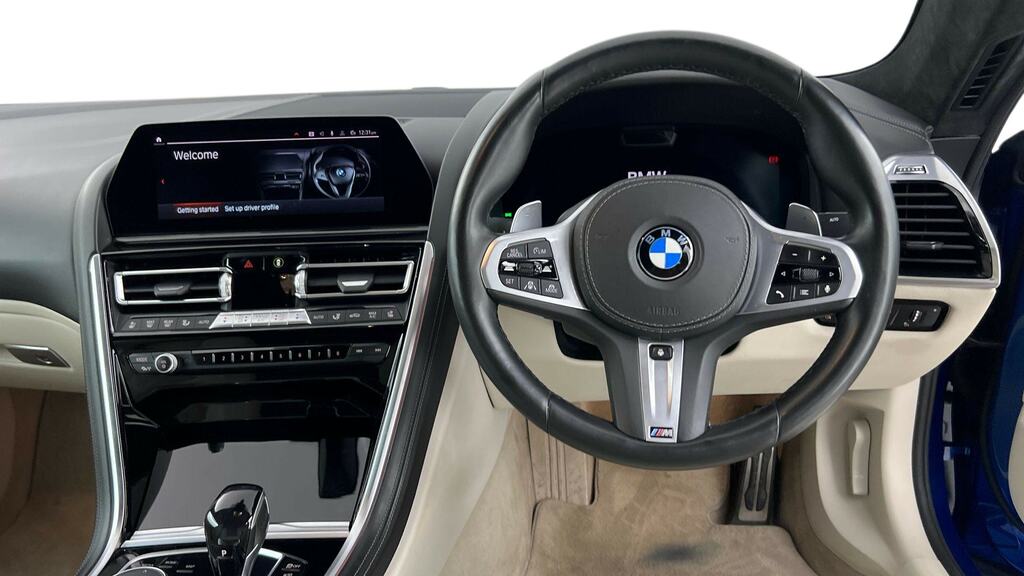 BMW 8 Series Gran Coupe 840D Xdrive Blue #4