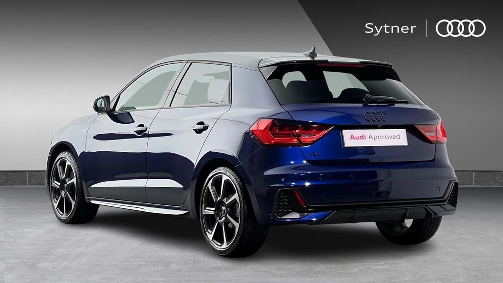 Audi A1 35 Tfsi Black Edition S Tronic Tech Pack KR75YTY Blue #3