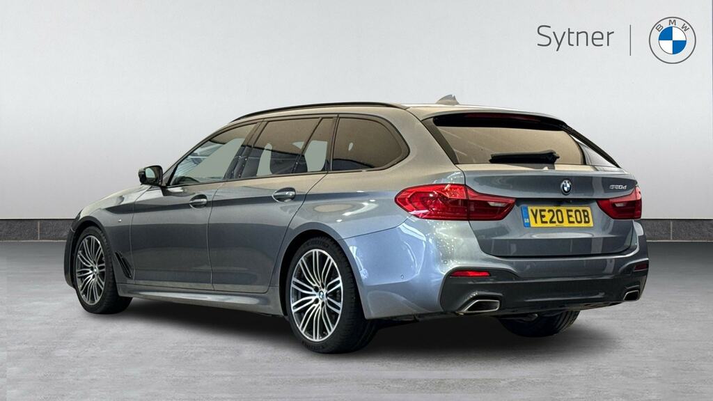 BMW 5 Series 520D Mht M Sport Techplus Pack YE20EOB Silver #2