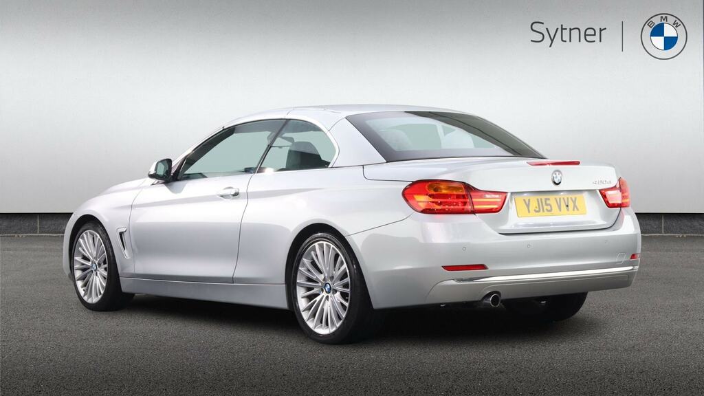 BMW 4 Series 420D Luxury YJ15VVX Silver #4