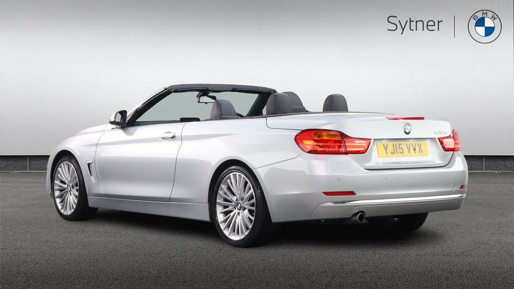 BMW 4 Series 420D Luxury YJ15VVX Silver #3