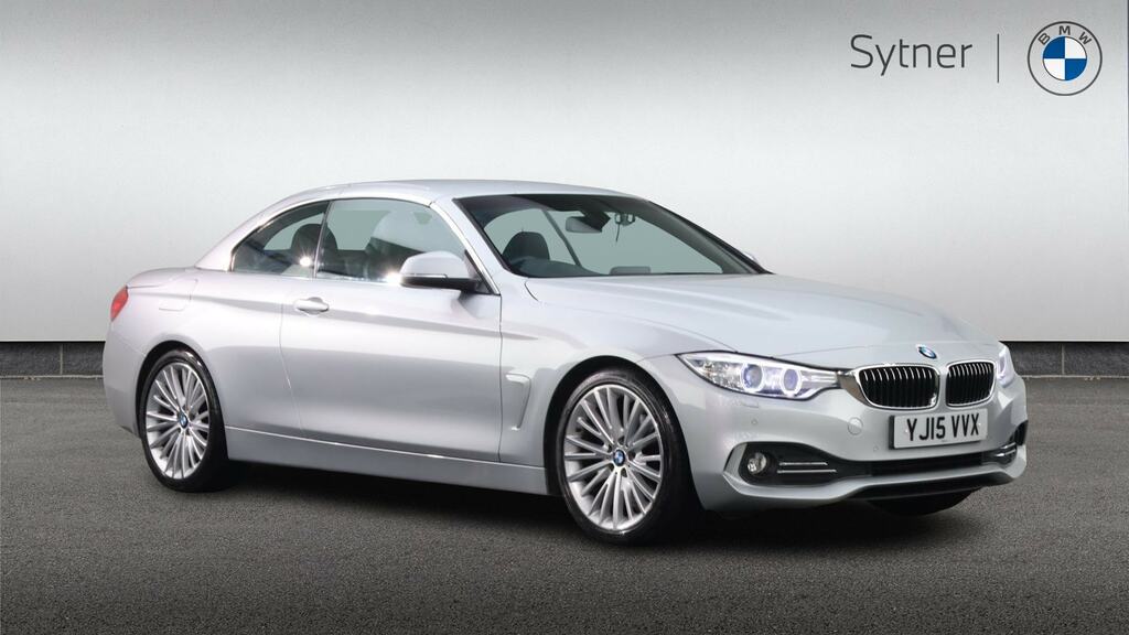 BMW 4 Series 420D Luxury YJ15VVX Silver #2