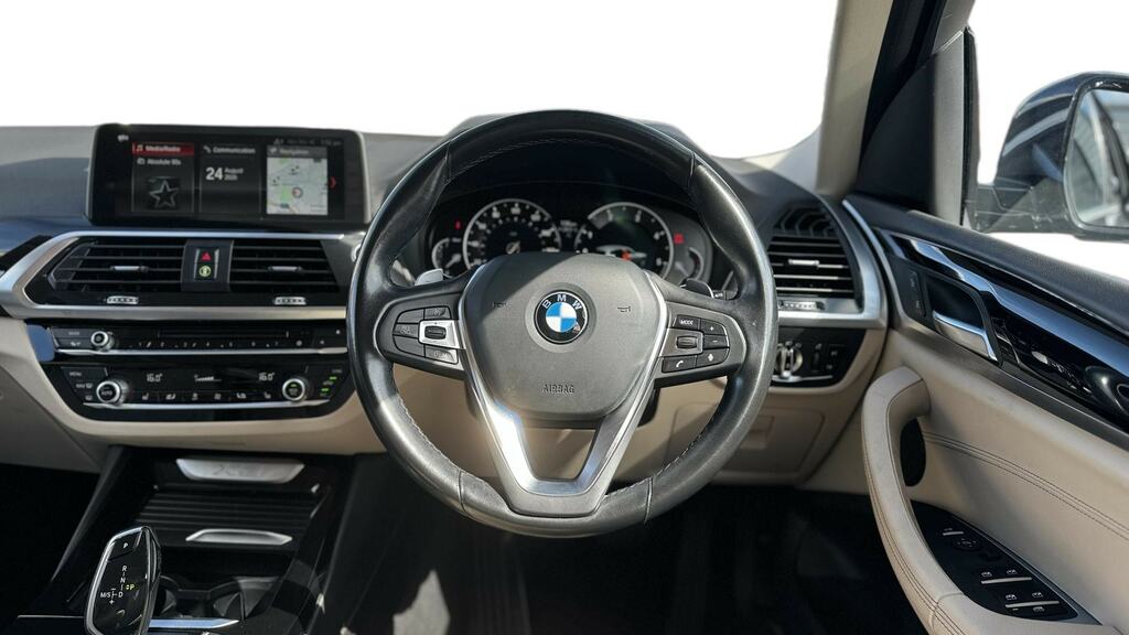 BMW X3 Xdrive20d Mht M Sport Step VA68BRX Black #4