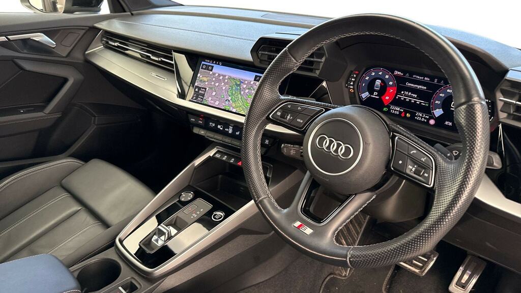 Audi A3 35 Tfsi S Line S Tronic FD73GZZ Black #6
