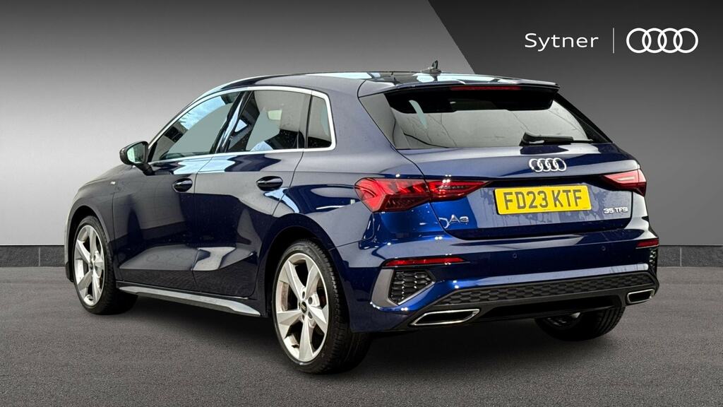 Audi A3 35 Tfsi S Line FD23KTF Blue #4