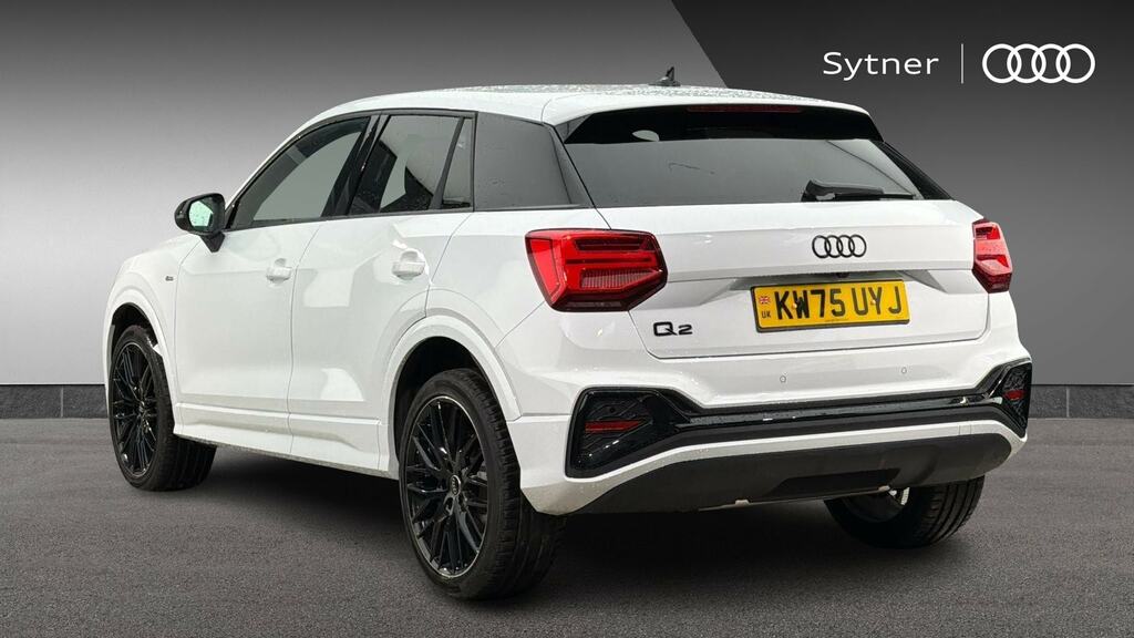 Audi Q2 35 Tfsi Black Edition S Tronic Tech KW75UYJ White #3
