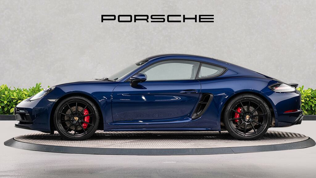 Porsche 718 Cayman 4.0 Gts Blue #4