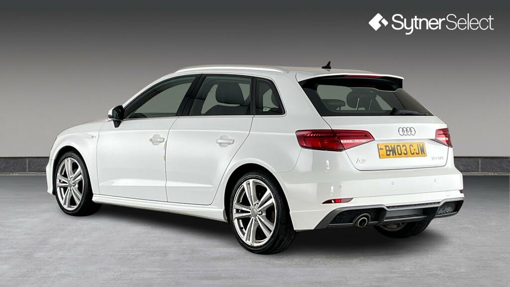 Audi A3 30 Tdi 116 S Line S Tronic White #2