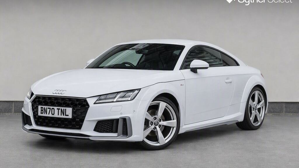 Audi TT 45 Tfsi S Line BN70TNL White #2
