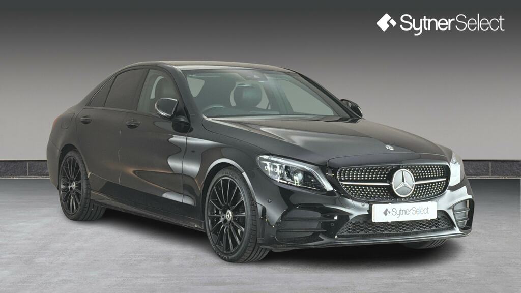 Mercedes-Benz C Class C200 Amg Line Premium 9G-tronic Black