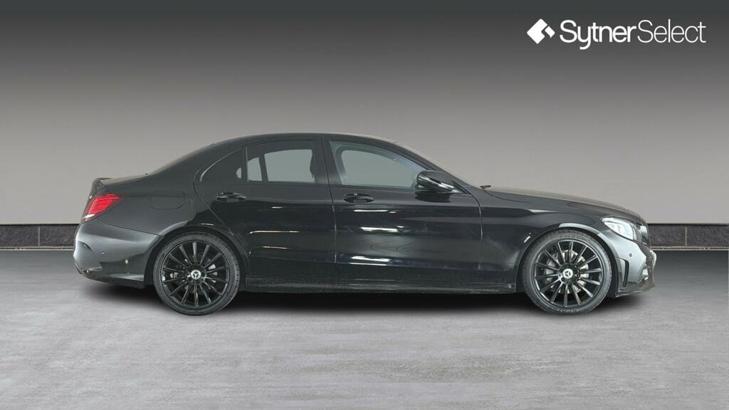 Mercedes-Benz C Class C200 Amg Line Premium 9G-tronic Black #3