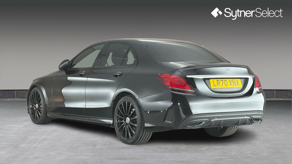 Mercedes-Benz C Class C200 Amg Line Premium 9G-tronic Black #2