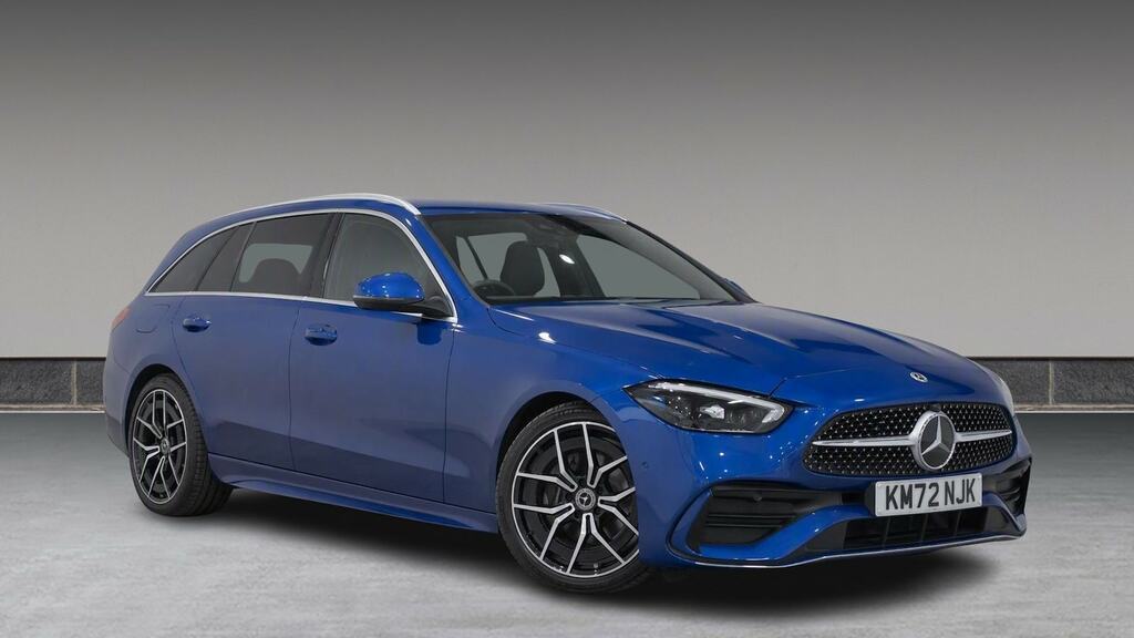 Mercedes-Benz C Class C300d Amg Line Premium Plus 9G-tronic Blue