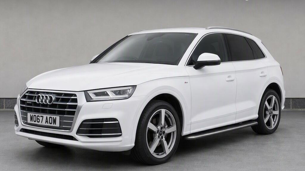 Audi Q5 2.0 Tdi Quattro S Line S Tronic Tech Pack WO67AOW White #2