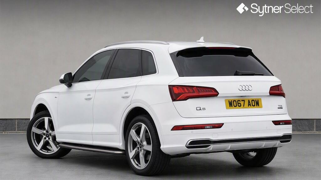 Audi Q5 2.0 Tdi Quattro S Line S Tronic Tech Pack WO67AOW White #3