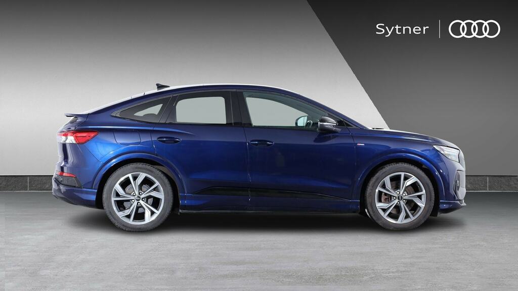 Audi Q4 E Tron 220Kw 50 Quattro 82.77Kwh Edition1 Tech RF22GWN Blue #4