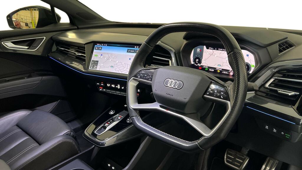 Audi Q4 E Tron 220Kw 50 Quattro 82.77Kwh Edition1 Tech RF22GWN Blue #6