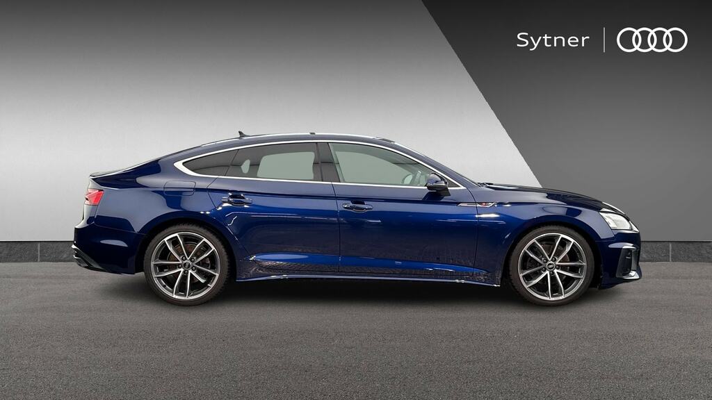 Audi A5 35 Tdi S Line S Tronic GV21FNN Blue #4