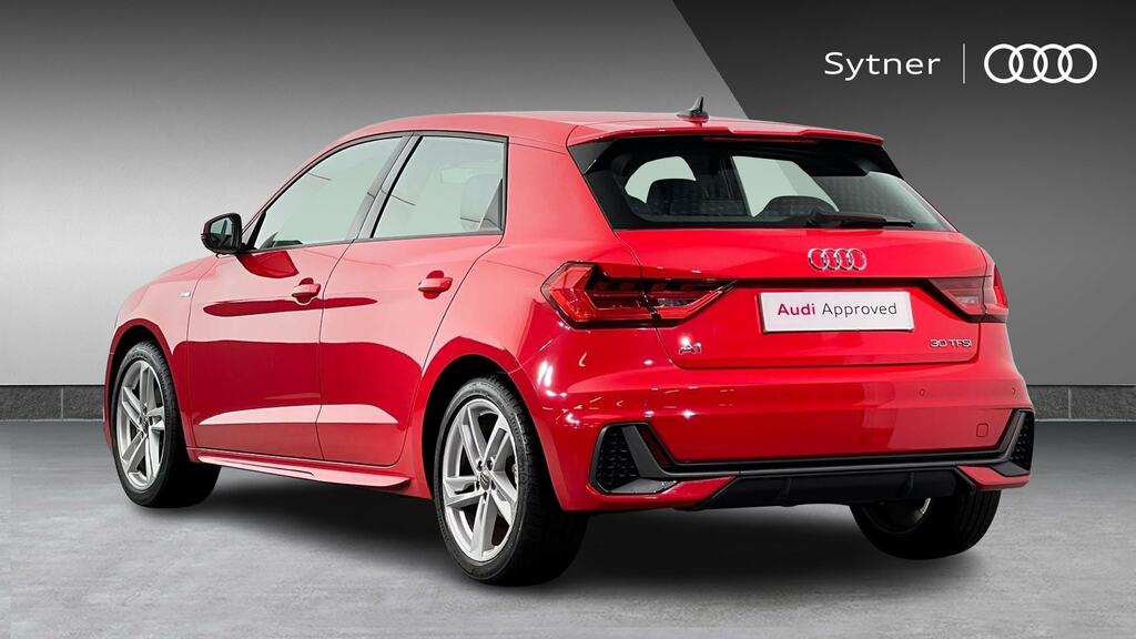 Audi A1 30 Tfsi S Line FH68DVV Red #3