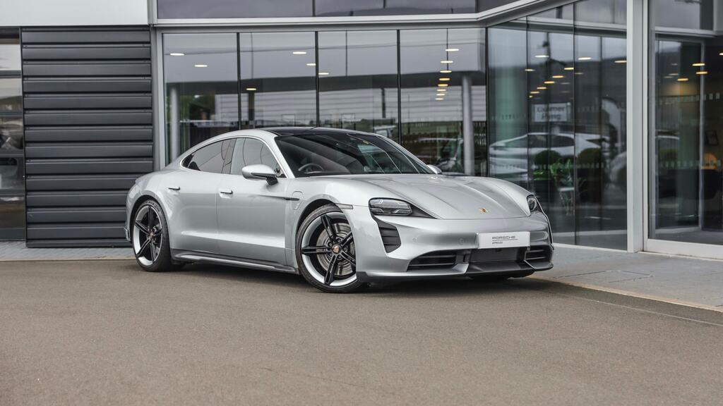 Porsche Taycan 500Kw Turbo 93Kwh 22Kw 5 Seat Silver
