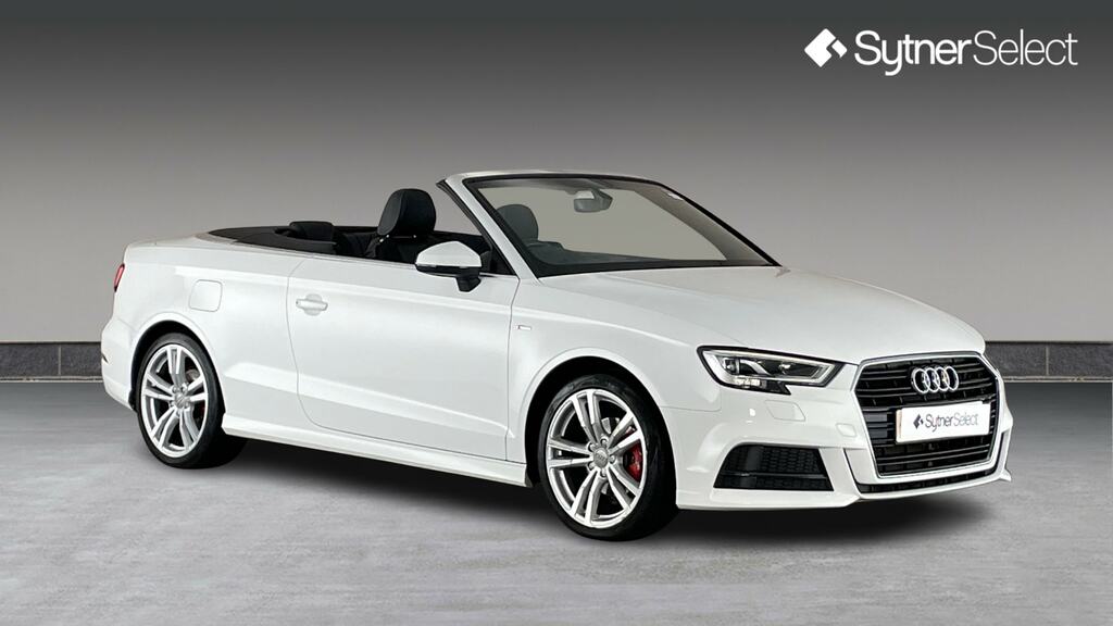 Audi A3 Cabriolet 1.6 Tdi S Line White #2