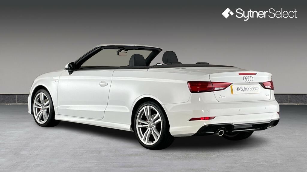 Audi A3 Cabriolet 1.6 Tdi S Line White #4