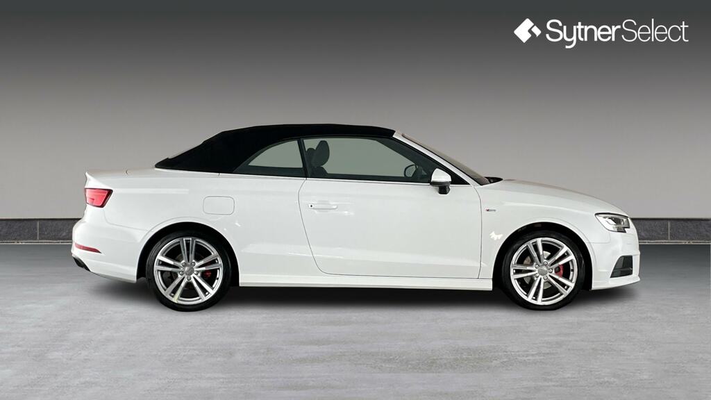 Audi A3 Cabriolet 1.6 Tdi S Line White #5