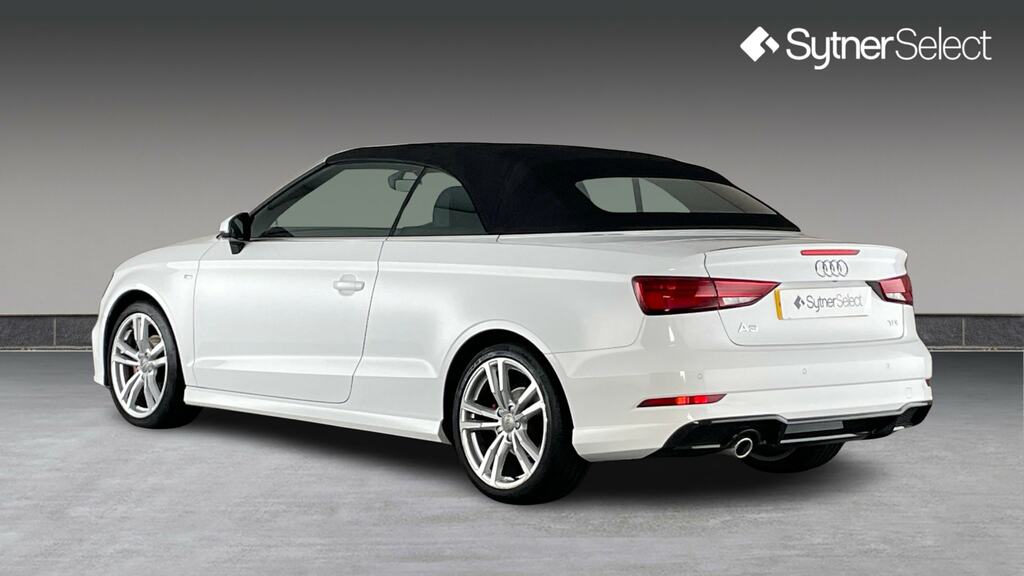 Audi A3 Cabriolet 1.6 Tdi S Line White #3