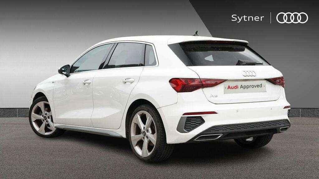 Audi A3 30 Tfsi S Line S Tronic CY72AYZ White #3
