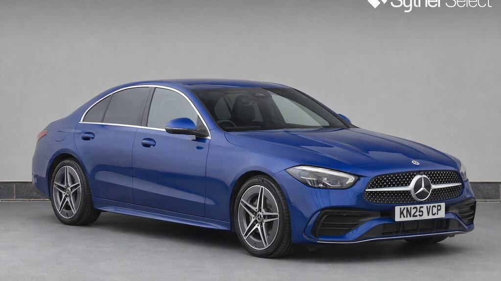 Mercedes-Benz C Class C200 Amg Line 9G-tronic Blue