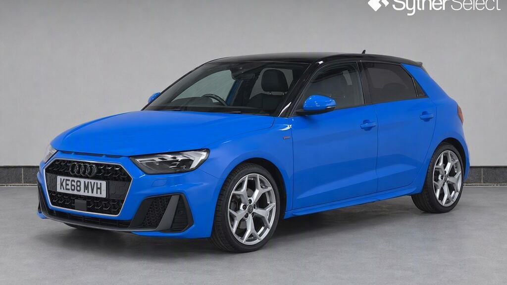 Audi A1 30 Tfsi S Line Tech Pack KE68MVH Blue #2