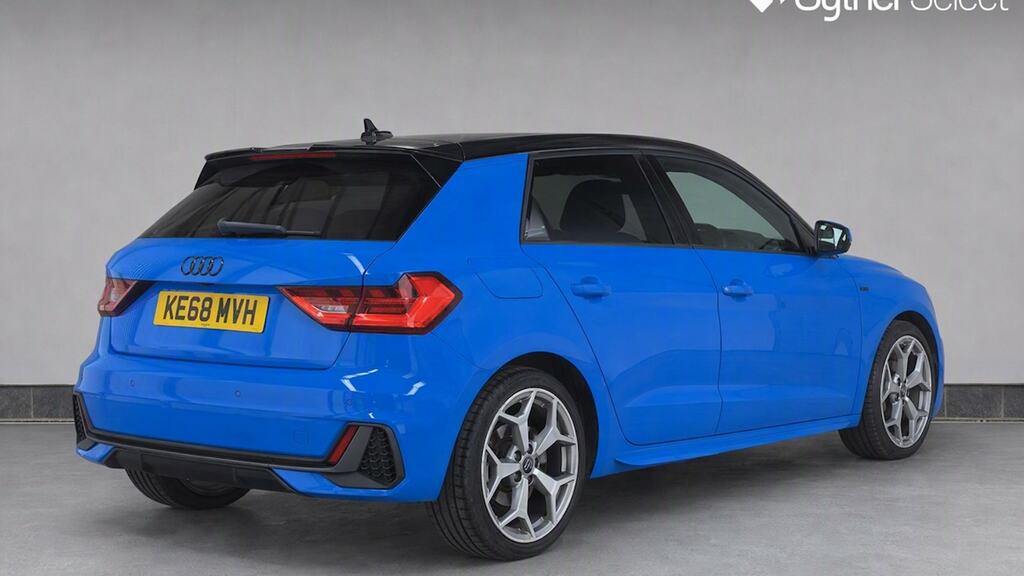 Audi A1 30 Tfsi S Line Tech Pack KE68MVH Blue #4