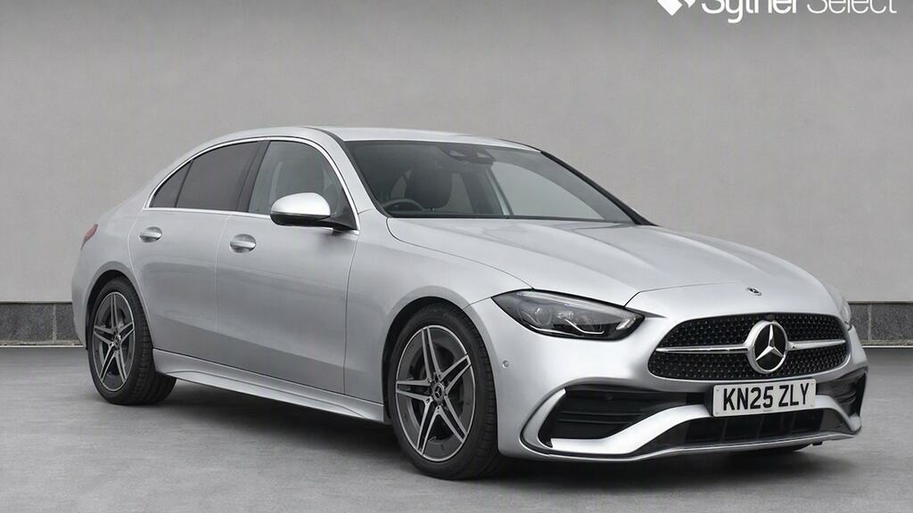 Mercedes-Benz C Class C200 Amg Line 9G-tronic Silver