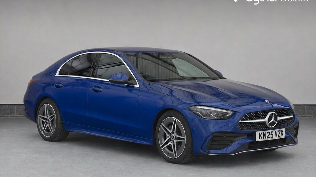 Mercedes-Benz C Class C200 Amg Line 9G-tronic Blue