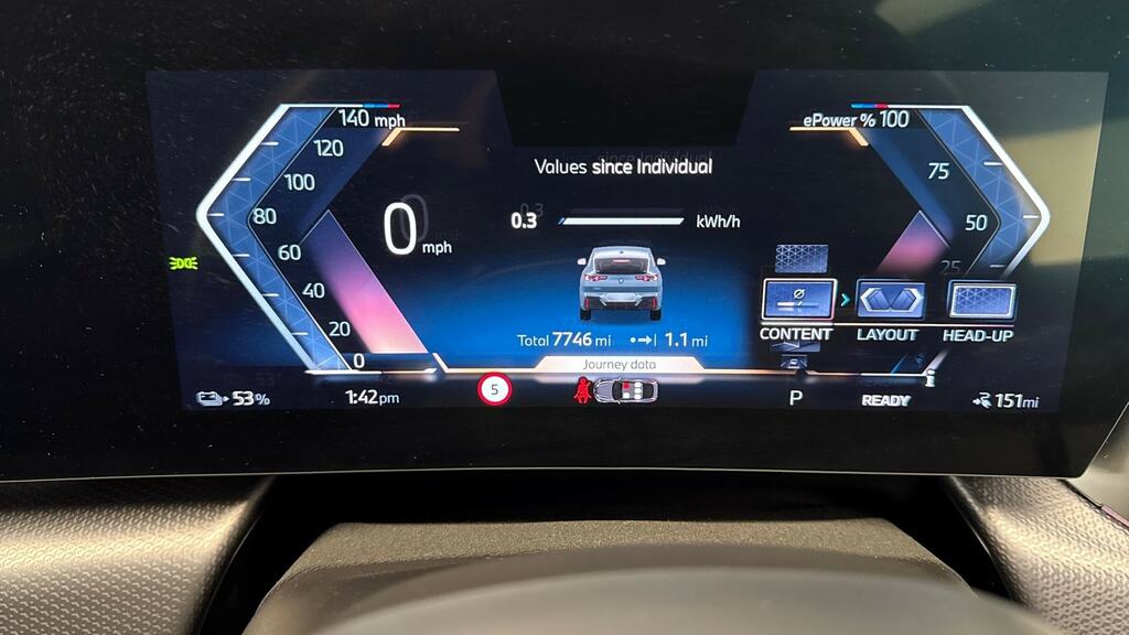 BMW iX2 Shadow Edition Blue #9