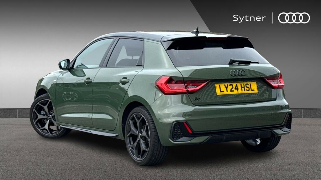 Audi A1 Hatchback Black #3