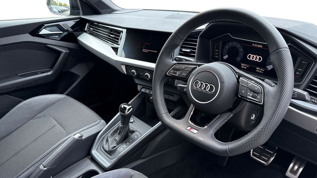 Audi A1 Hatchback Black #6