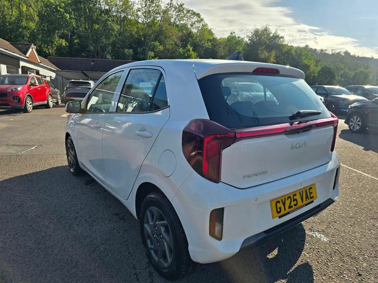 Kia Picanto Hatchback GY25VAE White #4
