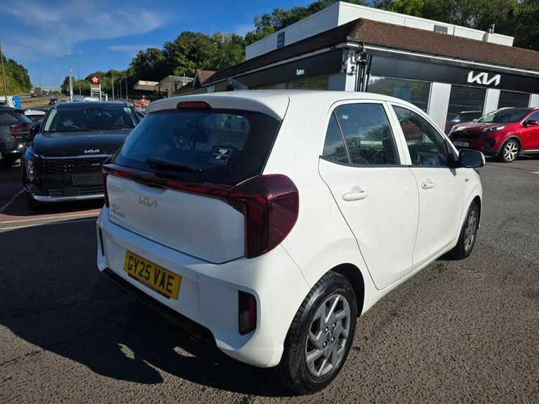 Kia Picanto Hatchback GY25VAE White #2