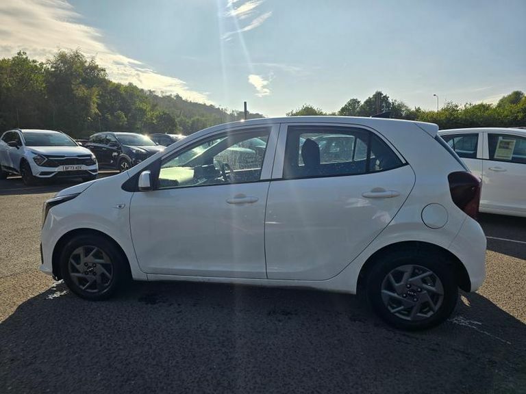 Kia Picanto Hatchback GY25VAE White #5