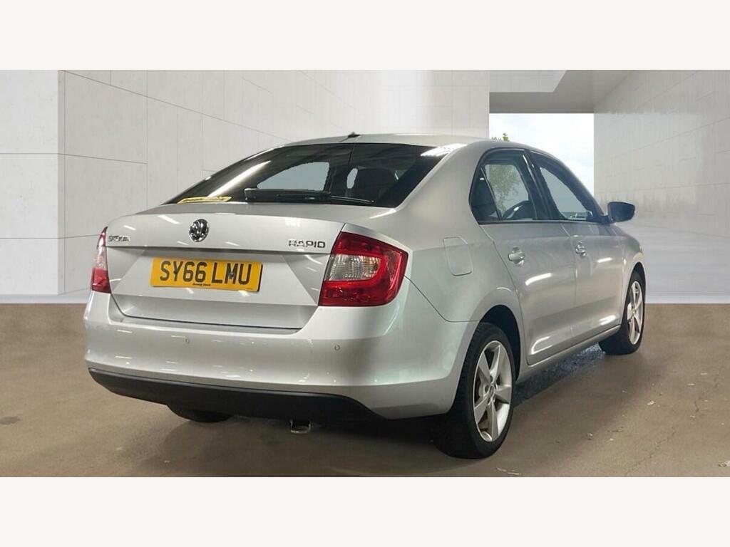 Skoda Rapid 1.6 Tdi Se L Euro 6 S S Silver #4