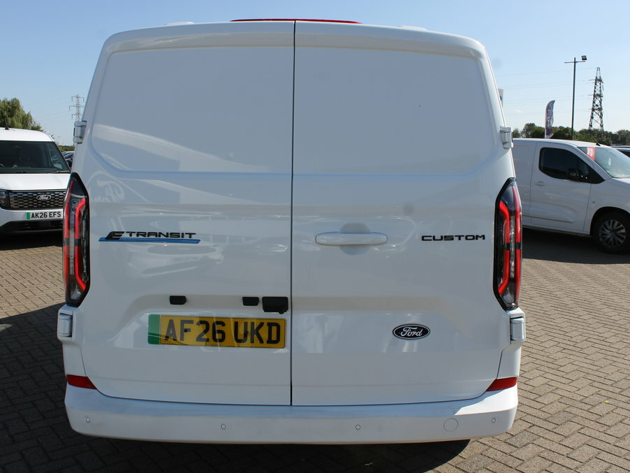 Ford Transit Custom 100Kw 65Kwh H1 Van Limited AF26UKD White #6