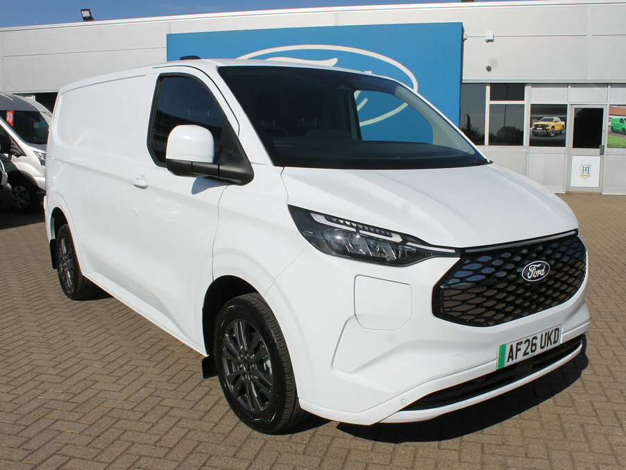Ford Transit Custom 100Kw 65Kwh H1 Van Limited White