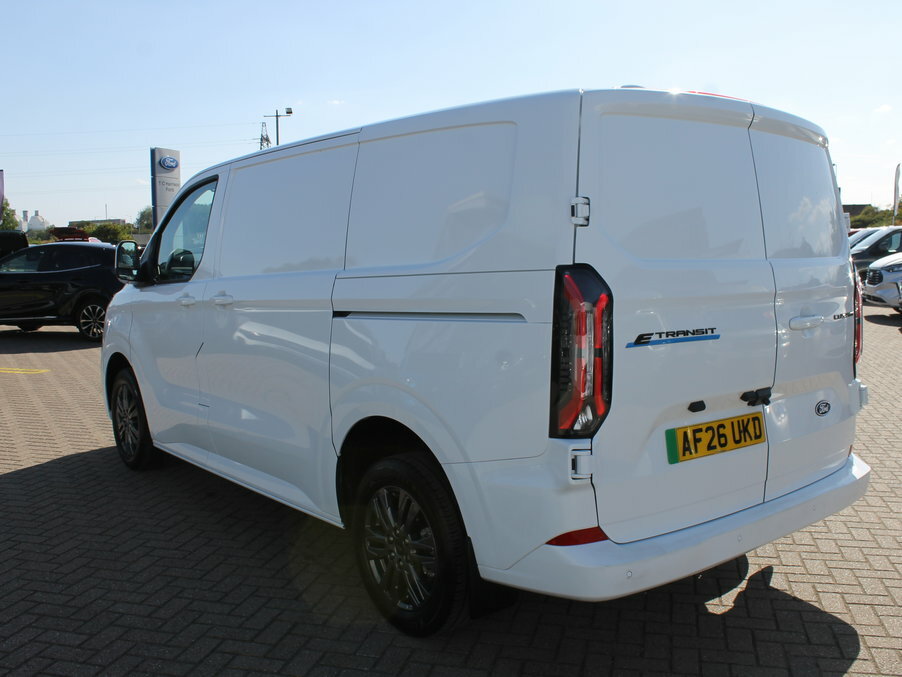 Ford Transit Custom 100Kw 65Kwh H1 Van Limited AF26UKD White #5