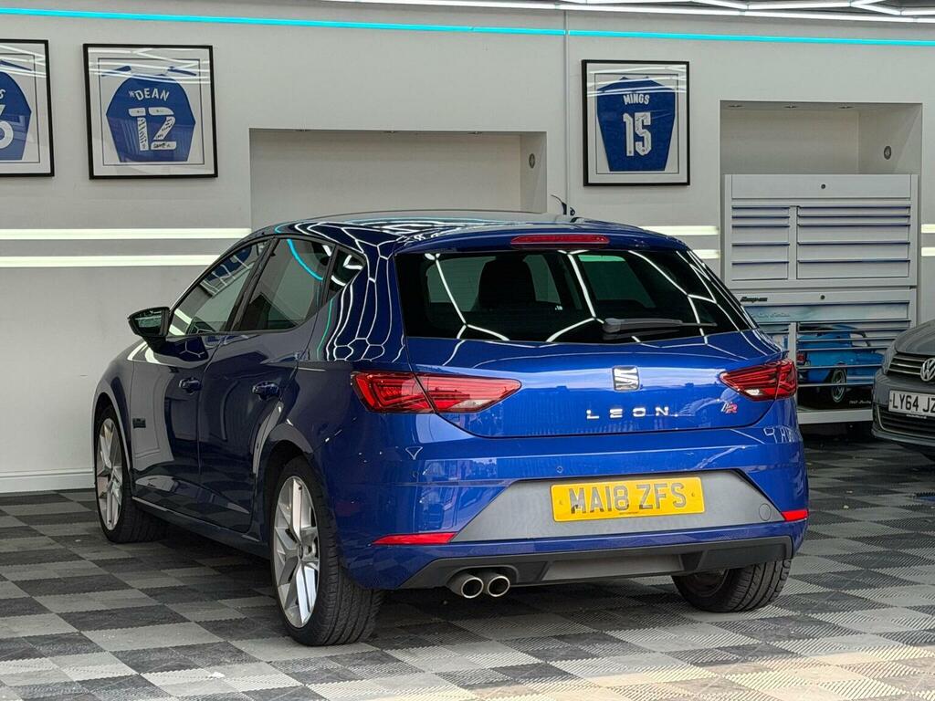 Seat Leon Hatchback 1.4 Tsi Fr Technology Euro 6 Ss MA18ZFS Blue #4