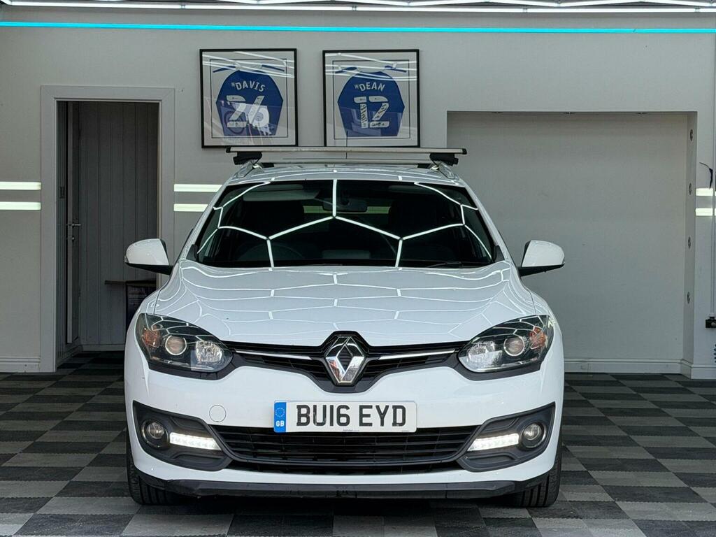 Renault Megane Estate 1.5 Dci Expression Sport Tourer Euro 6 S White #2