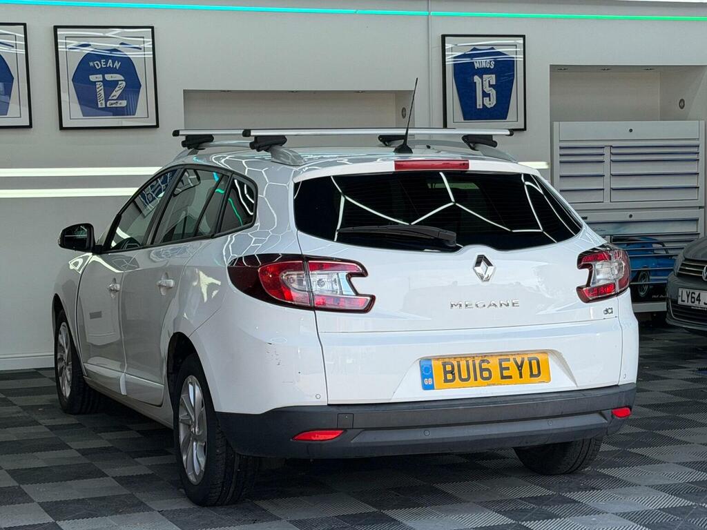 Renault Megane Estate 1.5 Dci Expression Sport Tourer Euro 6 S White #4